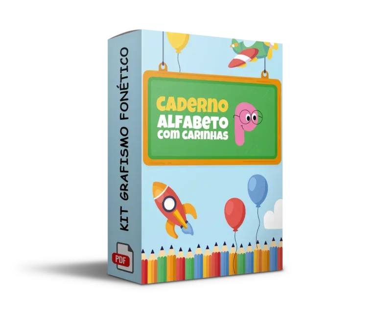 Caderno Alfabeto com Carinhas