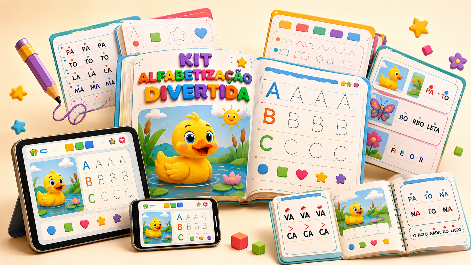Kit Alfabetização Divertida